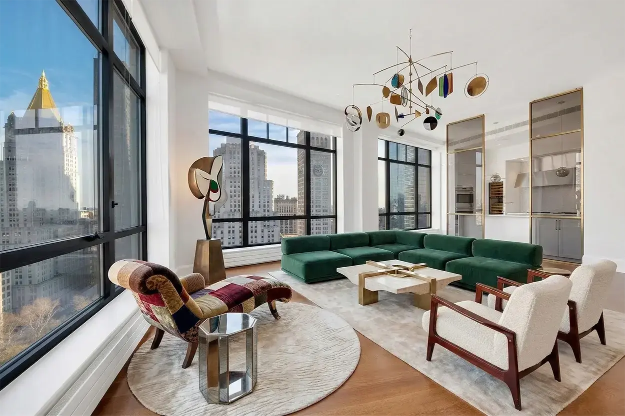 10 Madison Square West_Living room