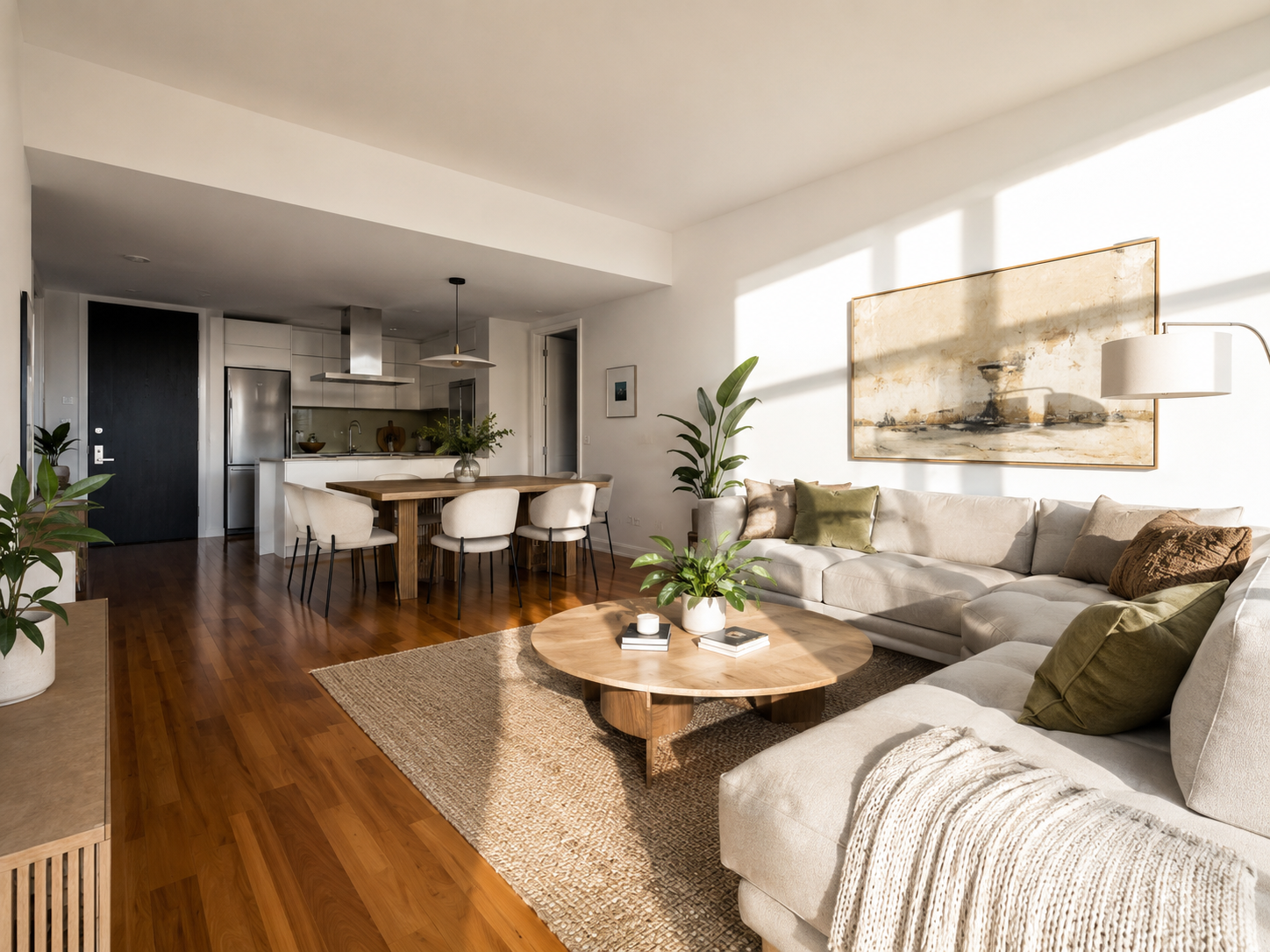 101 Warren St Living Room 