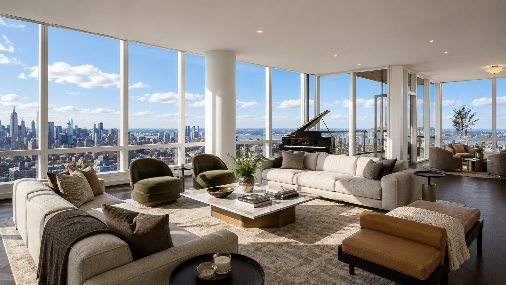 111 Murray Street Living Room 