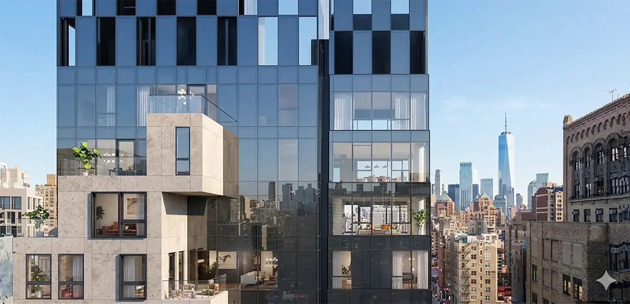 150 East 23rd St Building Exterior Detail