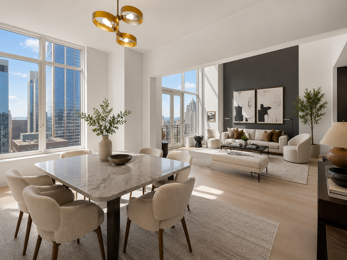 30 Park Place Living Room 