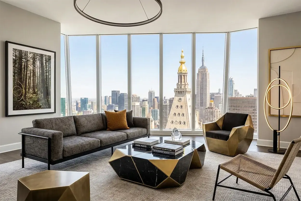 Madison Square Park Tower45 East 22nd Living Room