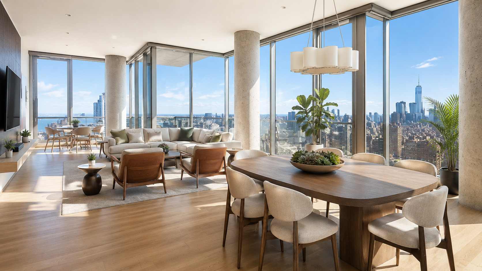 56 Leonard Living Room