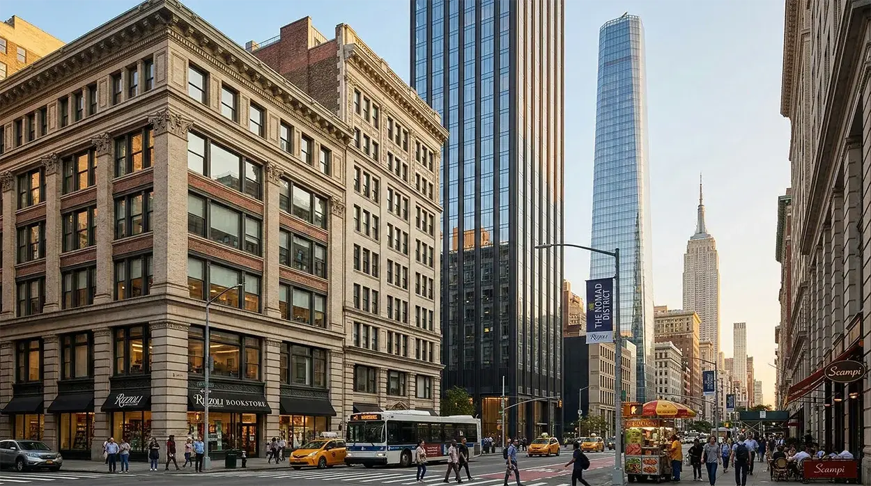 NoMad street corner view